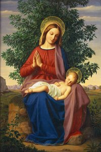Madona s dítětem, 1855 od Julius Schnorr von Carolsfeld