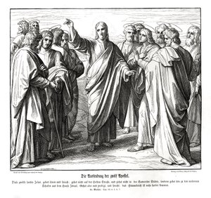 Dvanáct apoštolů, Matoušovo evangelium od Julius Schnorr von Carolsfeld