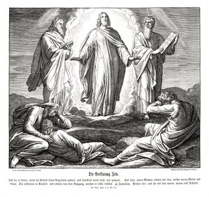 Proměnění Ježíše, Lukášovo evangelium od Julius Schnorr von Carolsfeld
