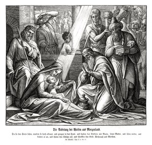 Mudrci, Matoušovo evangelium od Julius Schnorr von Carolsfeld