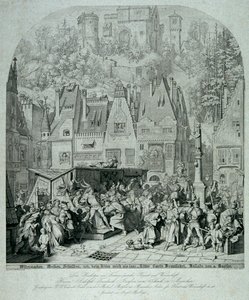 Brautfahrt Rittera Curta od Julius Thaeter
