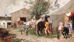 Cirkus od Julius von Blaas