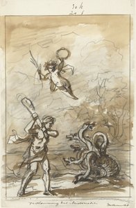 Zničení aristokracie, dekorace na Westermarkt, 1795 Paralýza aristokracie (titul na předmětu)
