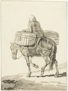Žena na koni od Jurriaan Cootwijck (attributed to)