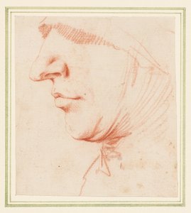 Hlava muže z profilu od Jusepe de (1591 1652) Ribera