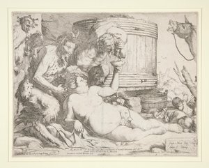 Bacchanal (Drunken Silenus) od Jusepe de Ribera
