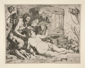 Bacchanal (Drunken Silenus) od Jusepe de Ribera