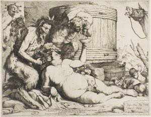 Opilý Silenus od Jusepe de Ribera