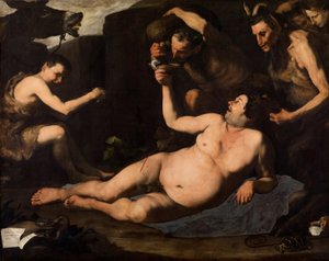Opilý Silenus od Jusepe de Ribera
