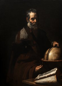 Filozof s glóbem (Anaxagorás?) od Jusepe de Ribera