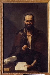 Znázornění Archiméda (asi 287-212 př. n. l.) Obraz Jusepe de Ribera dit Lo Spagnoletto (asi 1590-1652) 17. století ne. 125x81 cm Madrid, muzeum Prado od Jusepe de Ribera
