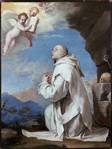 Svatý Bruno (Bruno kartuzián, Bruno de Cologne od Jusepe de Ribera