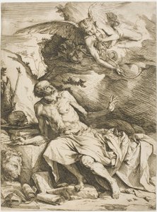 Svatý Jeroným naslouchající trubce posledního soudu od Jusepe de Ribera