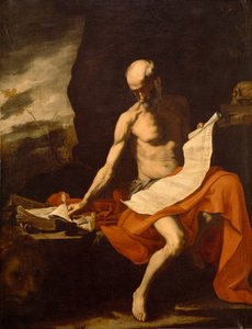 Svatý Jeroným na poušti od Jusepe de Ribera