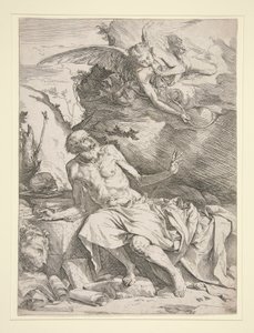 Svatý Jeroným s andělem od Jusepe de Ribera
