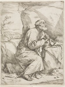 Svatý Petr v poušti od Jusepe de Ribera
