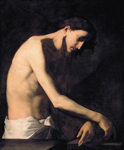 Bičování Krista par Ribera, José, de (1591-1652). Olej na plátně, rozměr: 99x81, c. 1620, Galleria Sabauda, Turín od Jusepe de Ribera