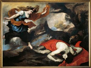Venuše a Adonis (olej na plátně) od Jusepe de Ribera
