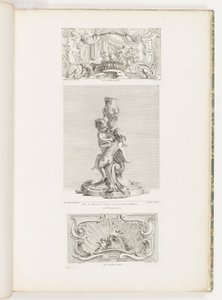 Ornament Panel Depicting the Abduction of Hélène, pl. 24 v Oeuvre od Juste Aurèle Meissonnier