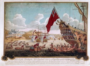 Dobytí Louisbourgu, 1745 od Justin Stevens