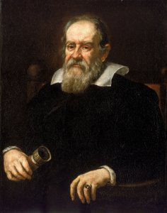 Portrét Galilea Galileiho známého jako Galileo Galileo, italského astronoma (1564-1642) Obraz Sustermansovy školy. od Justus (school of) Sustermans