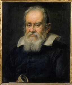 Portrét Galileo Galilei dit Galilee, italský astronom