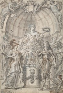 Design pro Frontispiece [?] od Justus van Egmont