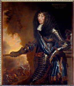 Celovečerní portrét Grand Conde, Louis II, princ Bourbonský (Bourbon-Conde) (1621-1686) - Obraz Juste D