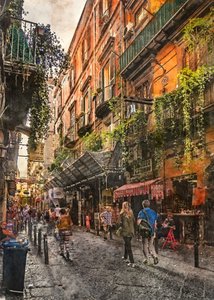 Historická italská ulice od Justyna Jaszke