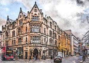 Historický kout Manchesteru od Justyna Jaszke