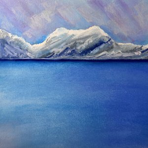 Klidné horské jezero od Justyna Jaszke