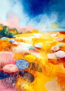 Slunečníky Sunny Field od Justyna Jaszke