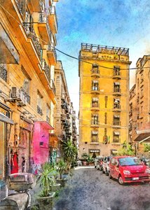 Ulice Sunny Hotel od Justyna Jaszke