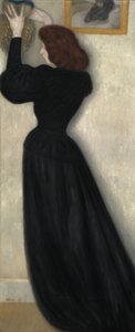 Štíhlá žena s vázou, 1894 od József Rippl Rónai