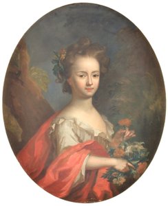 Dítě s květinami od KMS 1587 Ubekendt