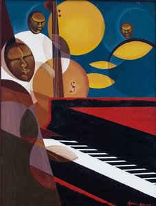 Cobalt Jazz, 2007 (olej a akryl na plátně)