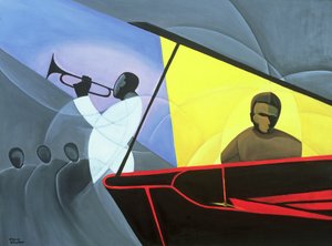 Hot and Cool Jazz, 2004 (olej a akryl na plátně)
