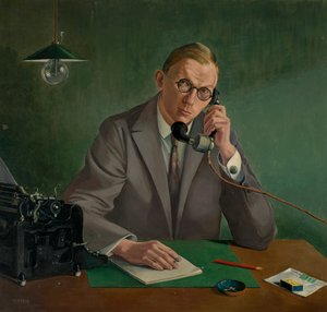 portrét dr E. Müller-Kamp od Käthe Hoch