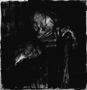 Při bušení od Käthe Kollwitz