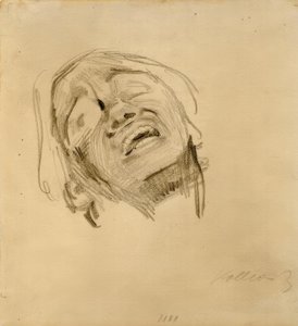 Ženská hlava od Käthe Kollwitz