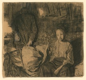 Mladý pár (1. stav) od Käthe Kollwitz