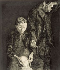Chudá rodina, část díla Utlačovaní od Käthe Kollwitz