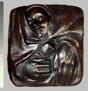 Odpočívej v pokoji jeho rukou, 1936 (bronz)