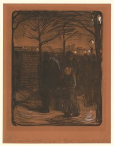 Předměstí (1. stav) od Käthe Kollwitz