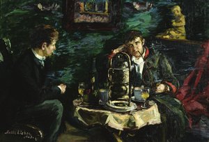 Herec Tobias Sorensen a Ola Voss (olej na plátně)