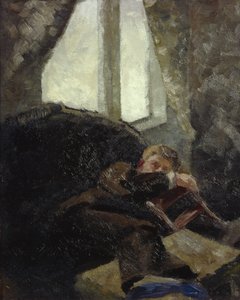 Mladý muž - den poté (Hangover) 1884 (olej na plátně)