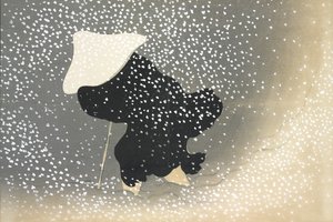 Sato No Yuki, from Momoyo-gusa od Kamisaka Sekka