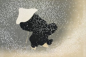 Sníh z Momoyogusa od Kamisaka Sekka