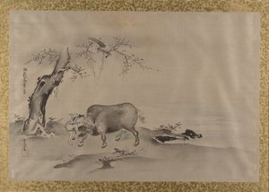 Album kopií čínských obrazů, 17. století.