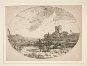 Bukolická krajina od Karel Dujardin